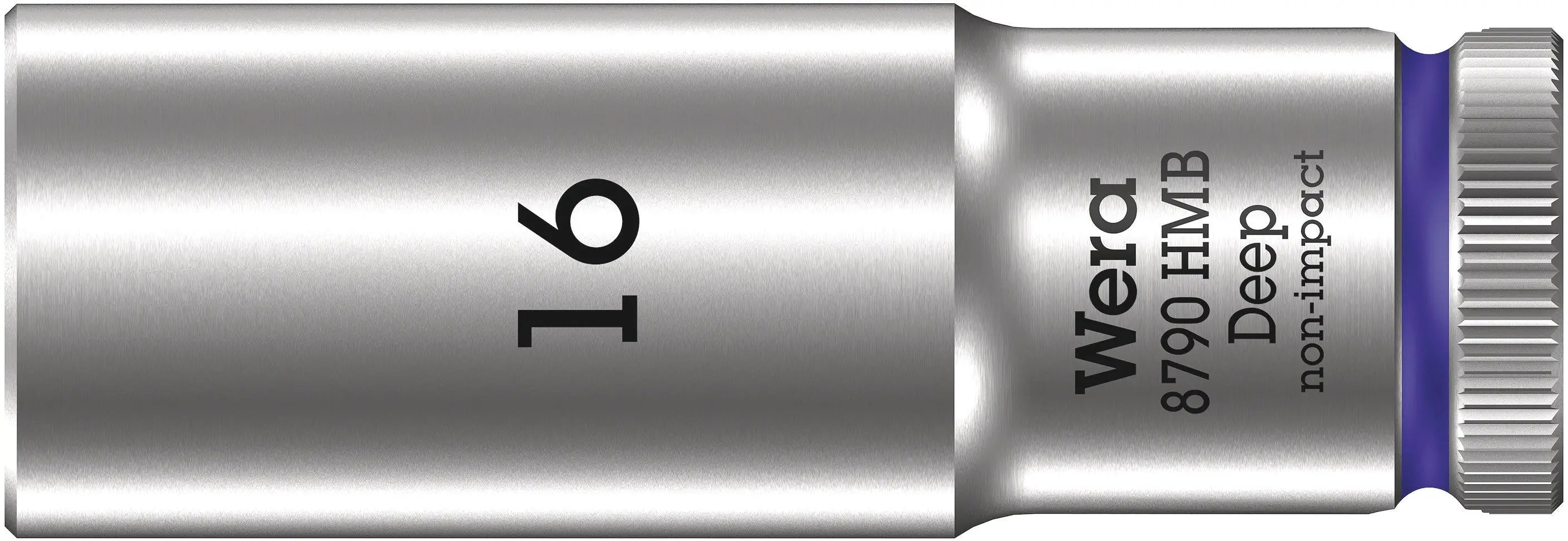 Wera 8790 HMB Deep (3/8" Drive Sockets - deep - 6-point) 3/8" Deep Socket SW 16 violett 05004538001 Wera