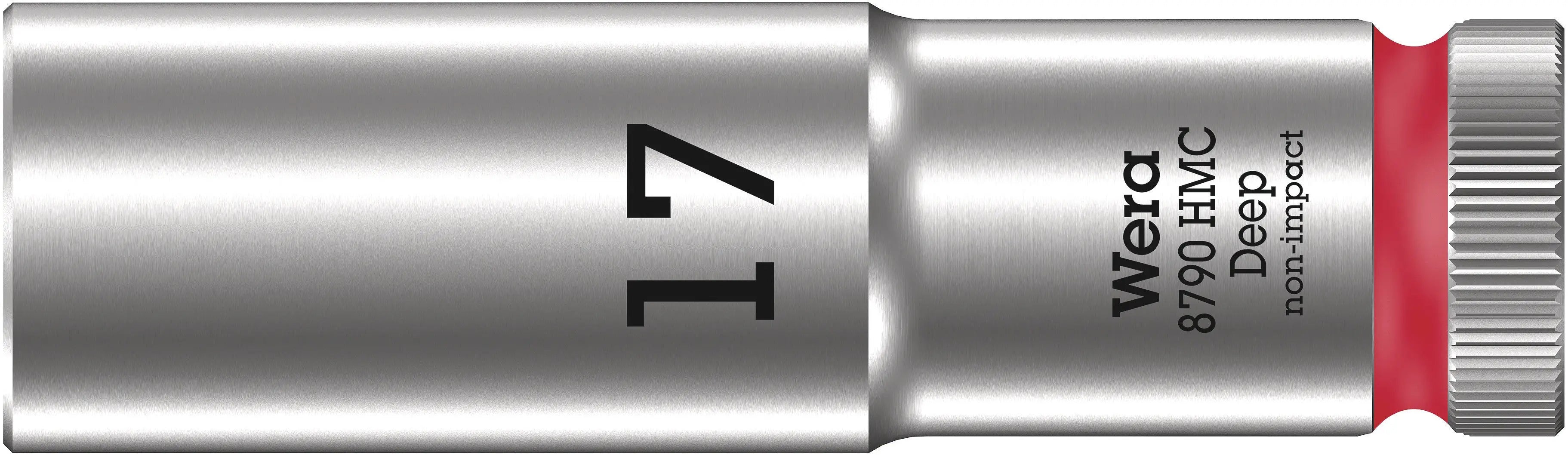 Wera 8790 HMC Deep (1/2" Drive Sockets - deep - 6-point) 1/2" Deep Socket SW 17 violett 05004557001 Wera