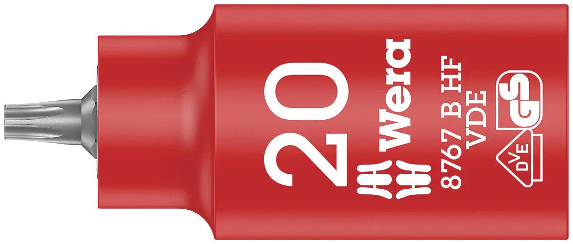 Wera 8767 B VDE HF Torx 20 HF Insulated Socket 05004920001 Wera