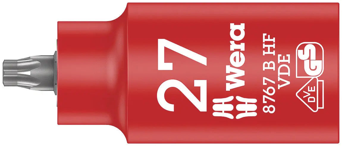 Wera 8767 B VDE HF Torx 27 HF Insulated Socket 05004922001 Wera