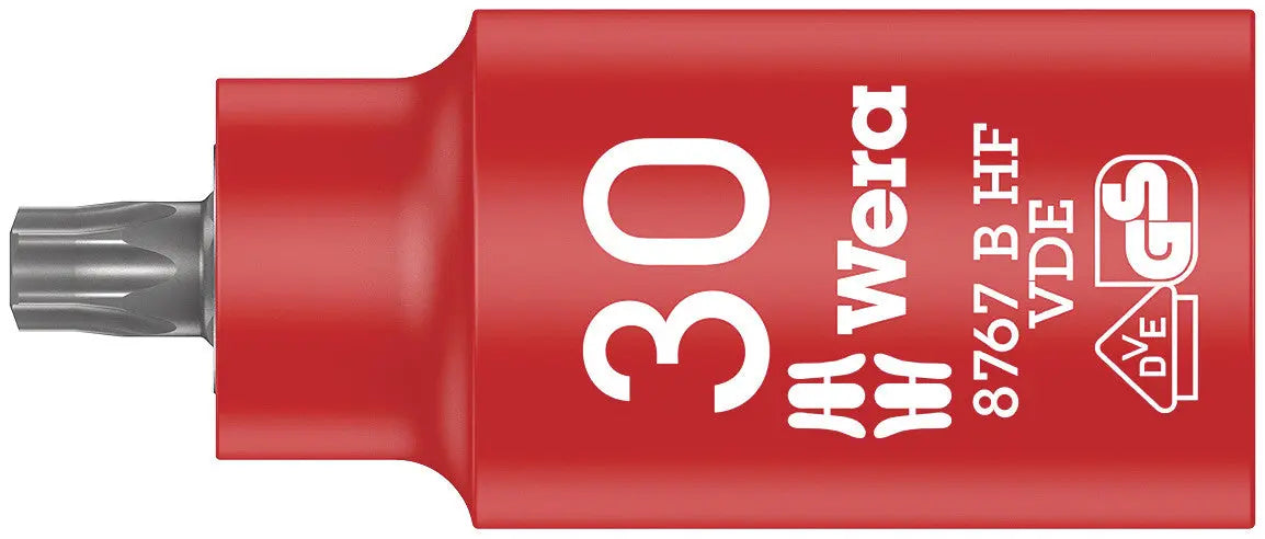 Wera 8767 B VDE HF Torx 30 HF Insulated Socket 05004923001 Wera