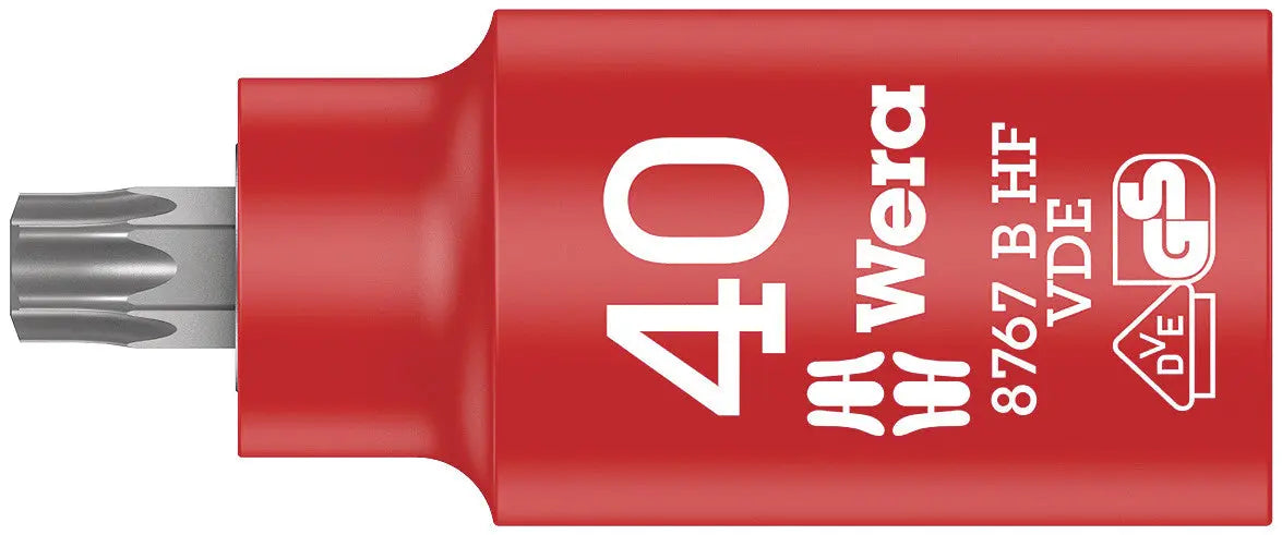 Wera 8767 B VDE HF Torx 40 HF Insulated Socket 05004924001 Wera