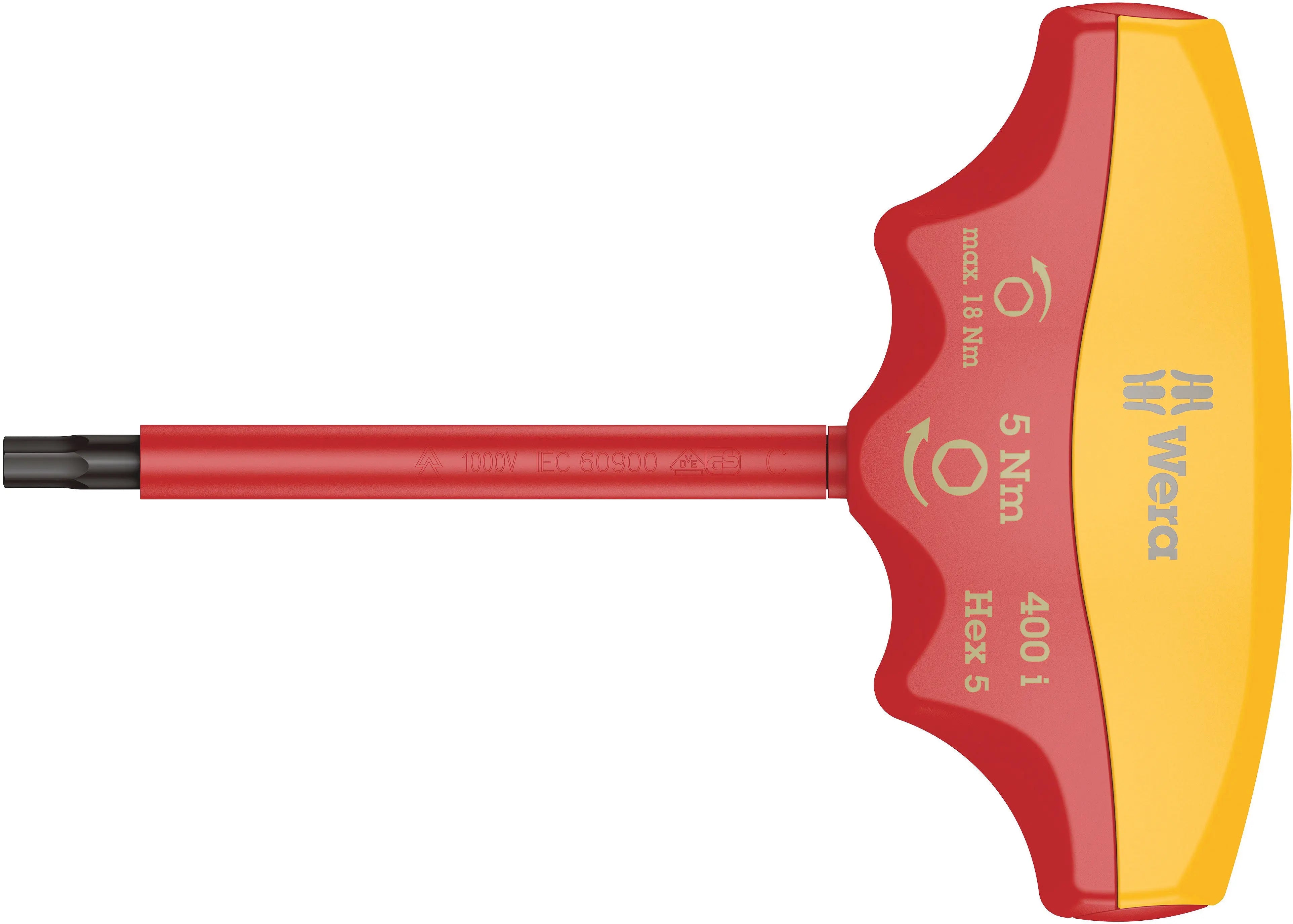 Wera 400 i Hex Quergriff-Torque Indicator SW 4, 5 Nm 05004980001 Wera