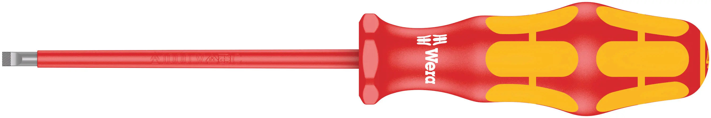 Wera 160I 1.0 X 5.5 X 200 MM VDE INSULATED SCREWDRIVER 05006121001 Wera