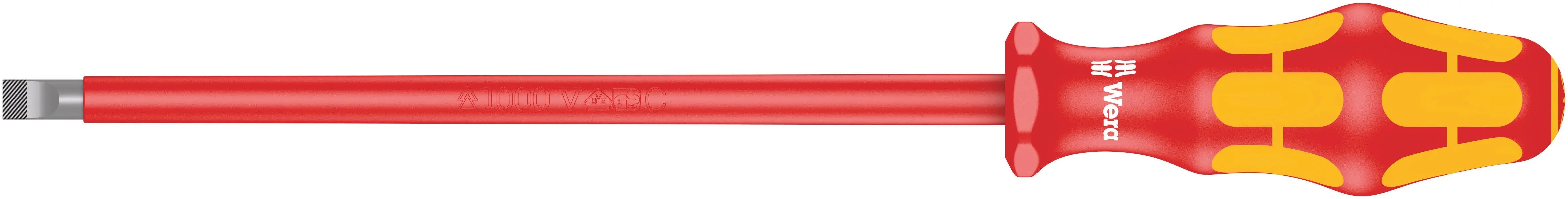 Wera 160I 1.6 X 8.0 X 200 MM VDE-INSULATED SCREWDRIVER 05006135001 Wera