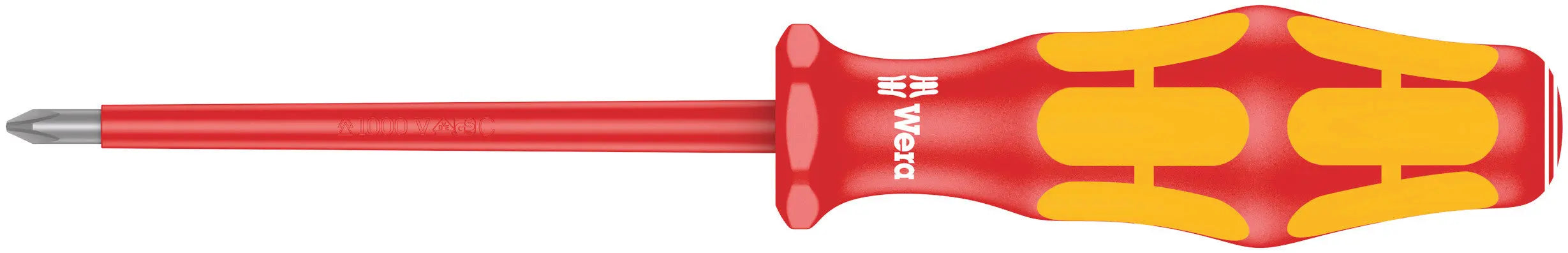 Wera 162I PH 0 X 80 MM VDE-INSULATED SCREWDRIVER 05006150001 Wera