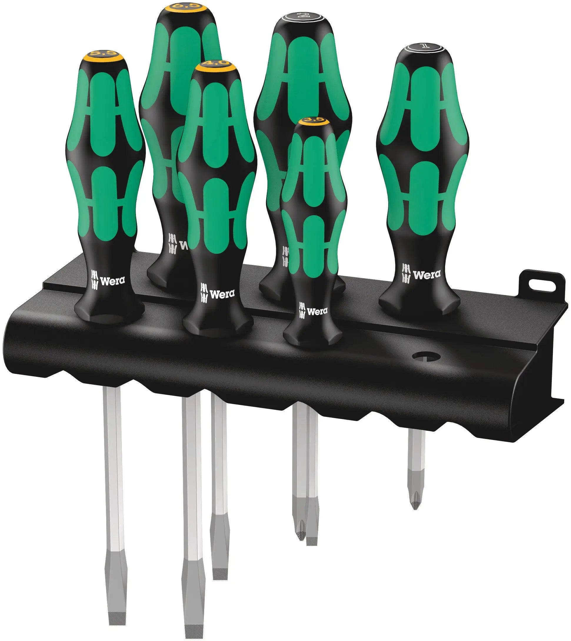 Wera 334/355 SK/6 LASERTIP RACK S/DRIVER SET 05007681001 Wera