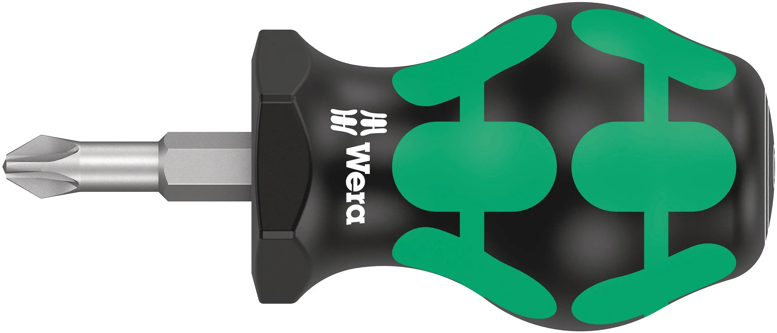 Wera 355 Stubby PZ 2 x 79 mm Stubby Screwdriver for Pozidriv Screws 05008854001 Wera