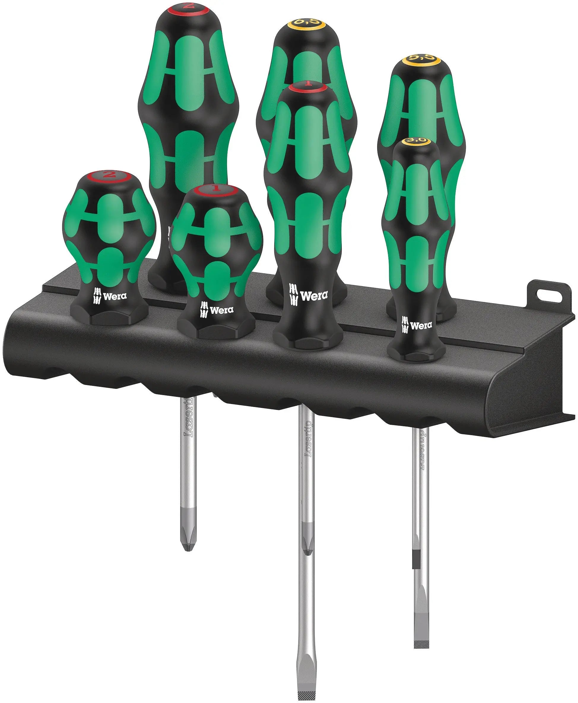 Wera 300/7 Mixed Kraftform & Stubby Set, 7pc Phillips / Slotted 05008900001 Wera