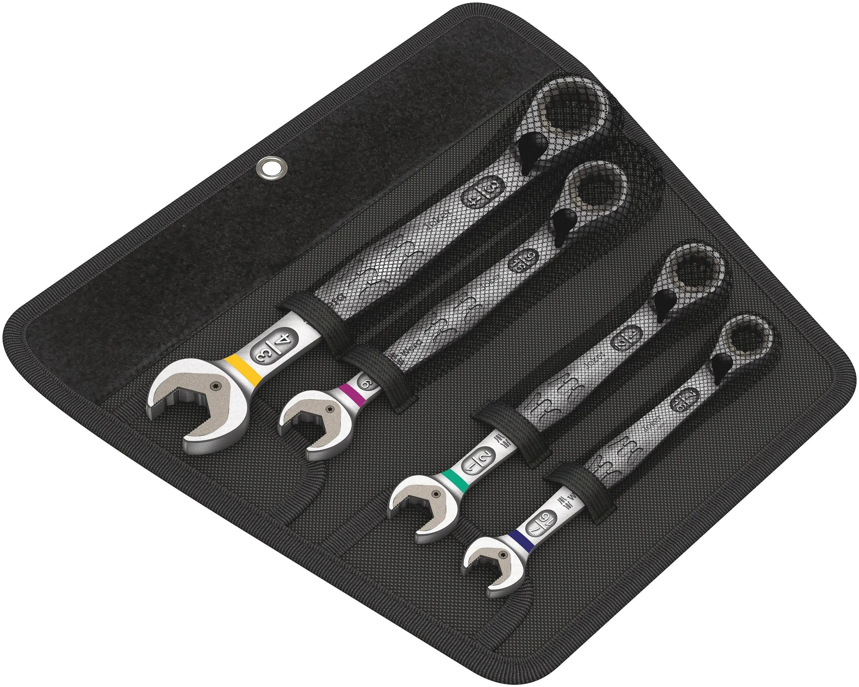 Wera JOKER SWITCH 4PC IMPERIAL RATCHETING COMBINATION WRENCH SET 05020092001 Wera