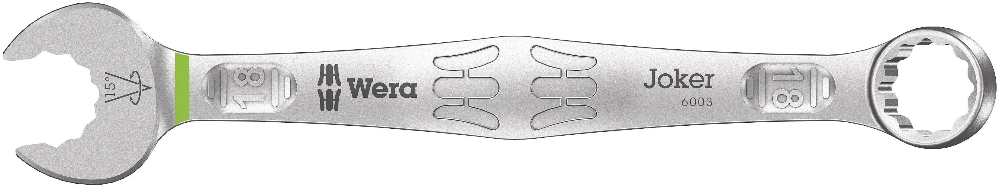 Wera 6003 Joker Combination Wrench 18mm 05020209001 Wera