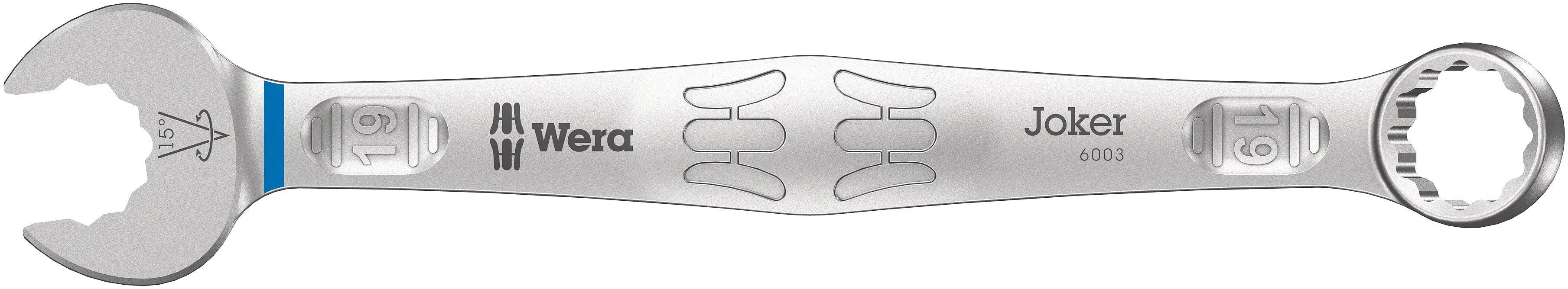 Wera 6003 Joker Combination Wrench 19mm 05020210001 Wera
