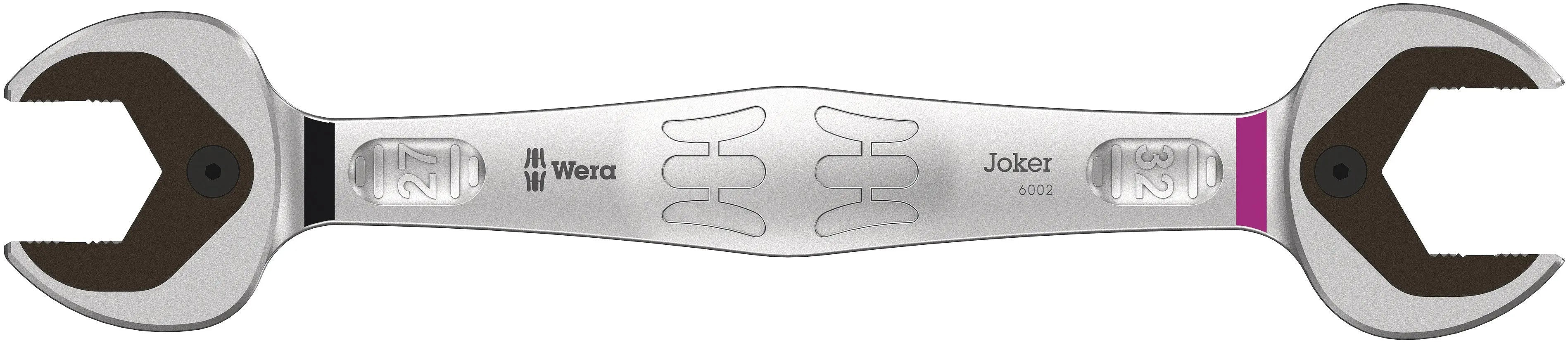 Wera 6002 Joker Double Open end wrench; 27 + 32mm 05020263001 Wera