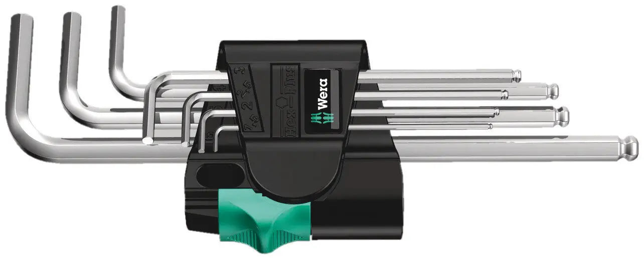 Wera 950 PKL/7 SM N LONG ARM BALLPOINT HEX KEY SET 05022181001 Wera