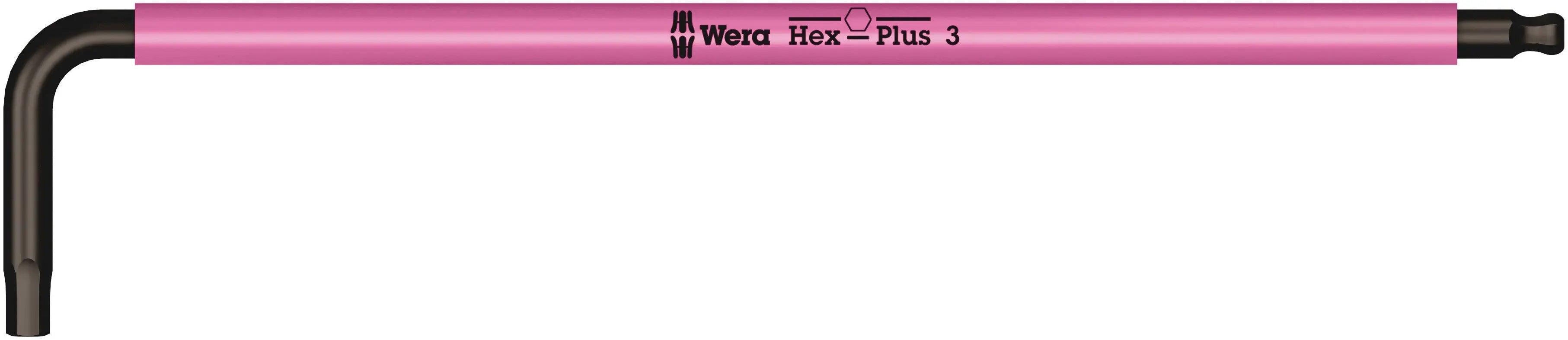 Wera 950 SPKL Hex-Plus HF SW 3,0 leuchtpink L-key with holding function 05022200001 Wera