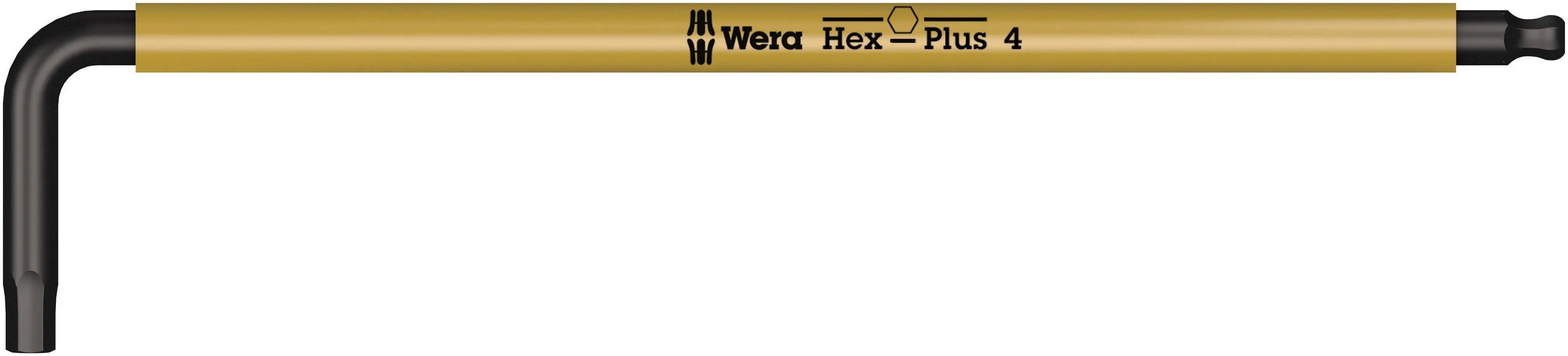 Wera 950 SPKL Hex-Plus HF SW 4,0 gelb L-key with holding function 05022201001 Wera