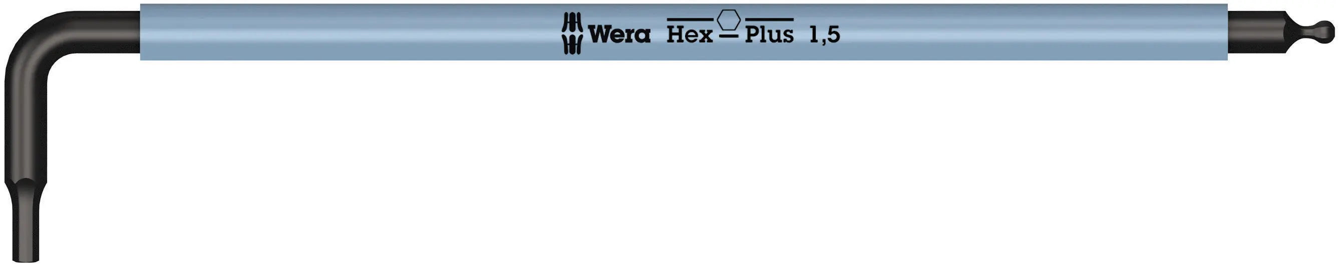 Wera 950 SPKL HEX-PLUS SW 1.5 ICEBLUE LONG ARM HEX KEY 05022600001 Wera