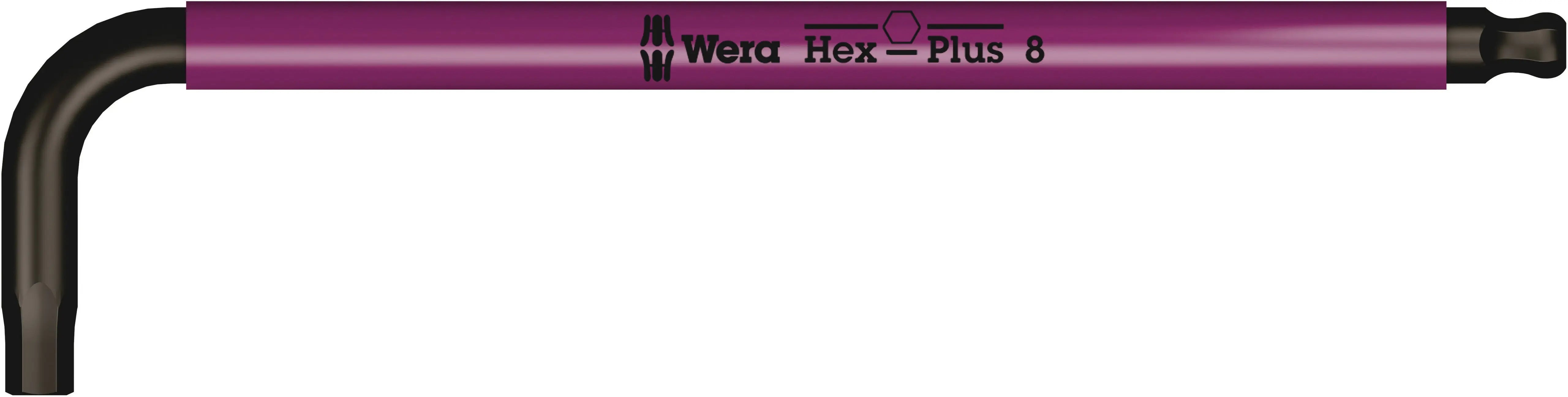 Wera 950 SPKL HEX-PLUS SW 8.0 PINK LONG ARM HEX KEY 05022614001 Wera