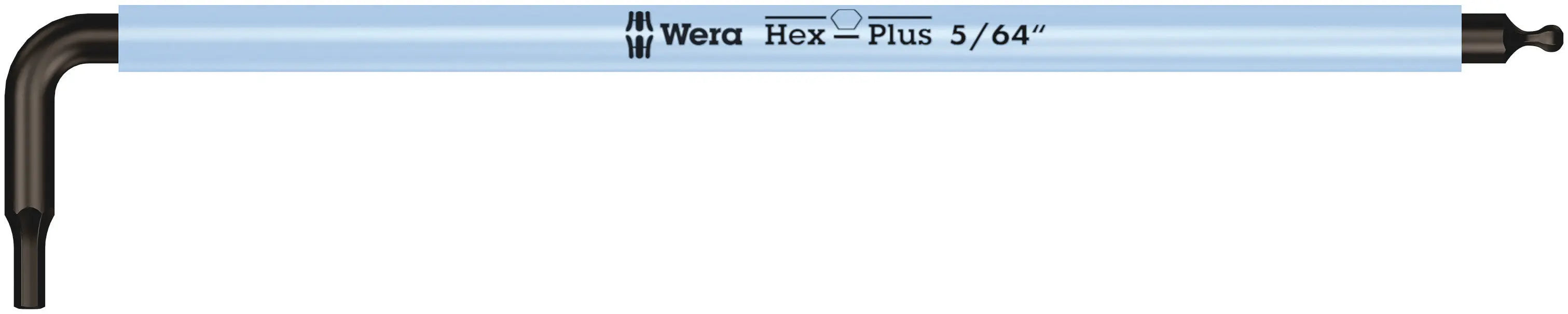 Wera 950 SPKL HEX-PLUS SW 5/64" ICE BLUE LONG ARM HEX KEY 05022630001 Wera