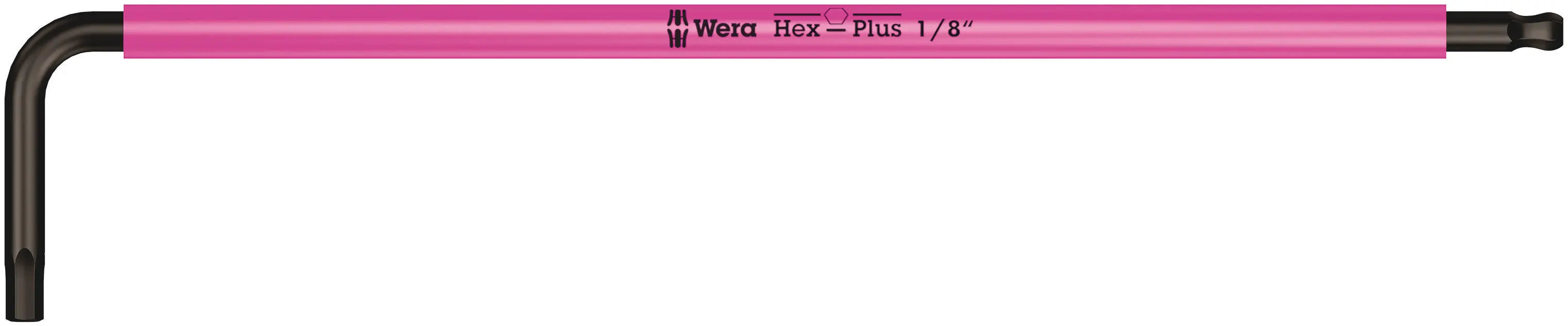 Wera 950 SPKL HEX-PLUS SW 1/8" BRIGHT PINK LONG ARM HEX KEY 05022632001 Wera