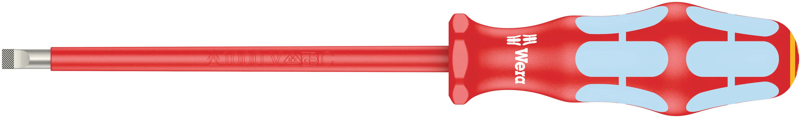 Wera 3160I 1.0 X 5.5 X 125 MM VDE-INSULATED SCREWDRIVER 05022732001 Wera