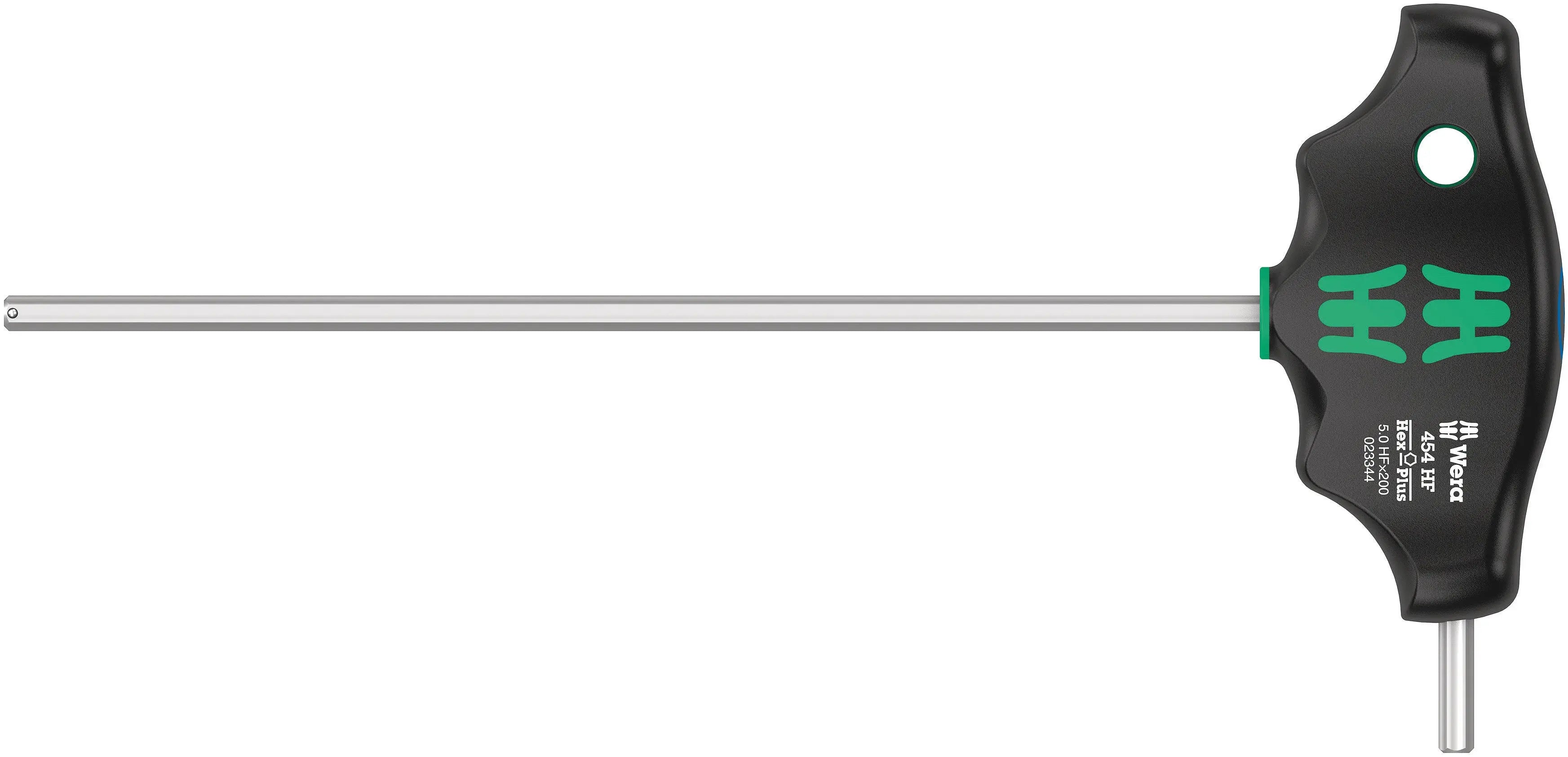Wera 454 Hex-Plus HF 5 x 200 mm T-Handle Hex driver with Holding Function 05023344001 Wera