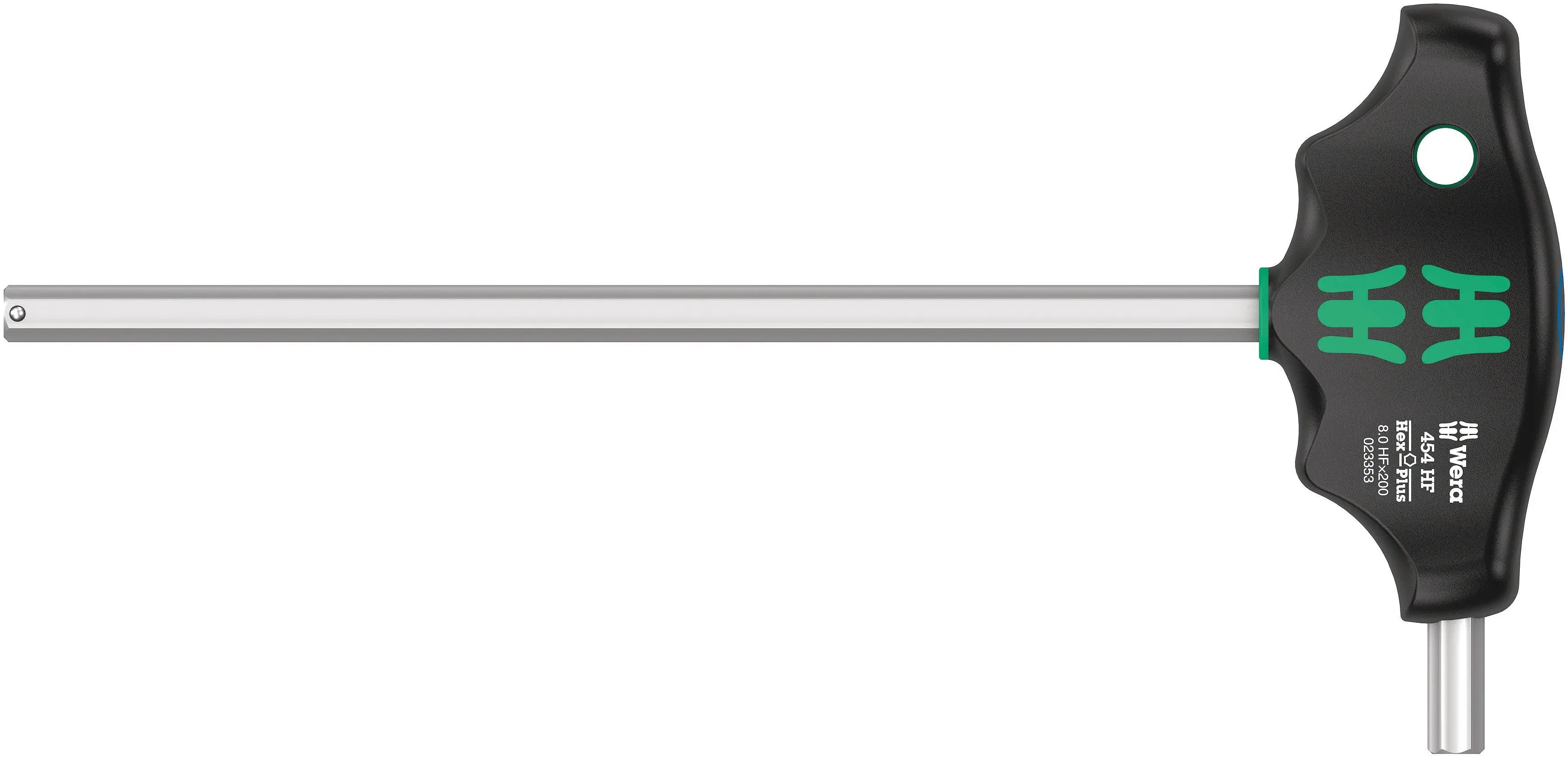Wera 454 Hex-Plus HF 8 x 200 mm T-Handle Hex driver with Holding Function 05023353001 Wera
