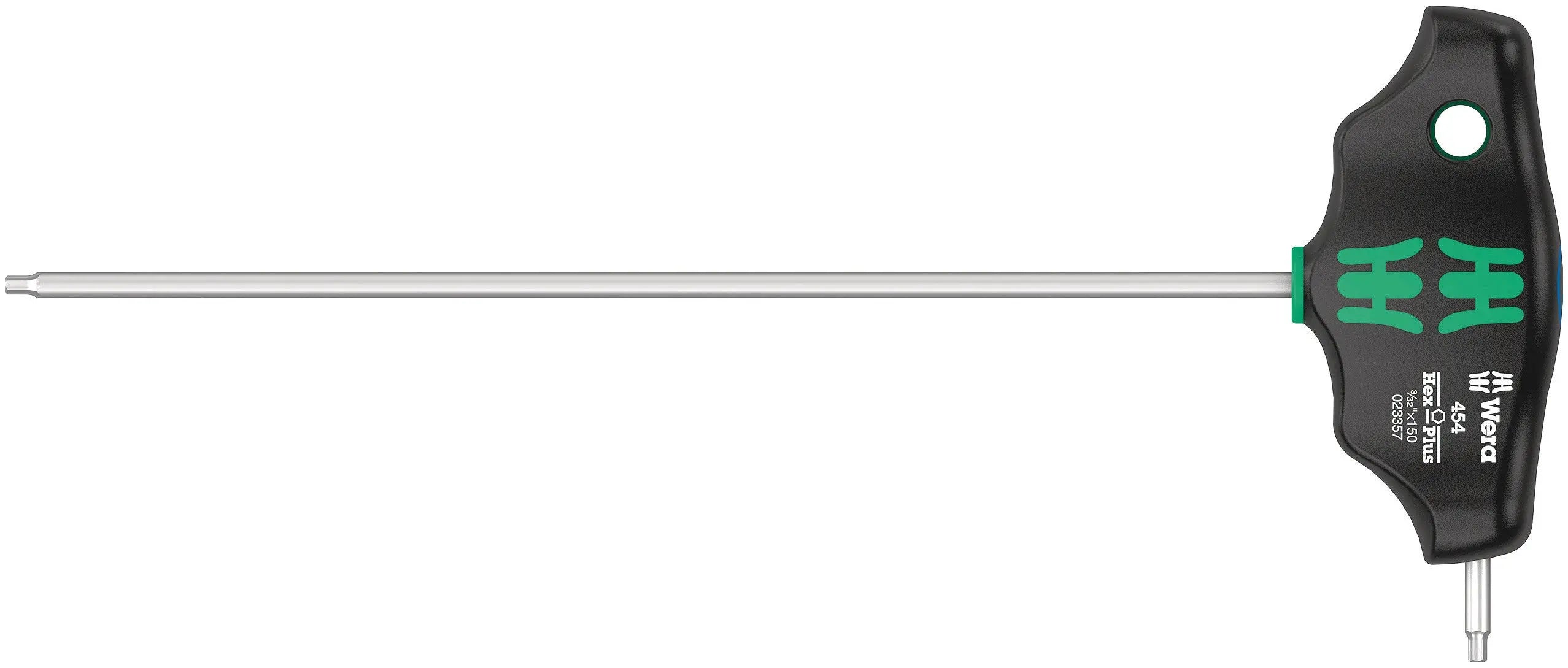 Wera 454 Hex-Plus 5/64" x 150 mm T-Handle Hex driver 05023356001 Wera