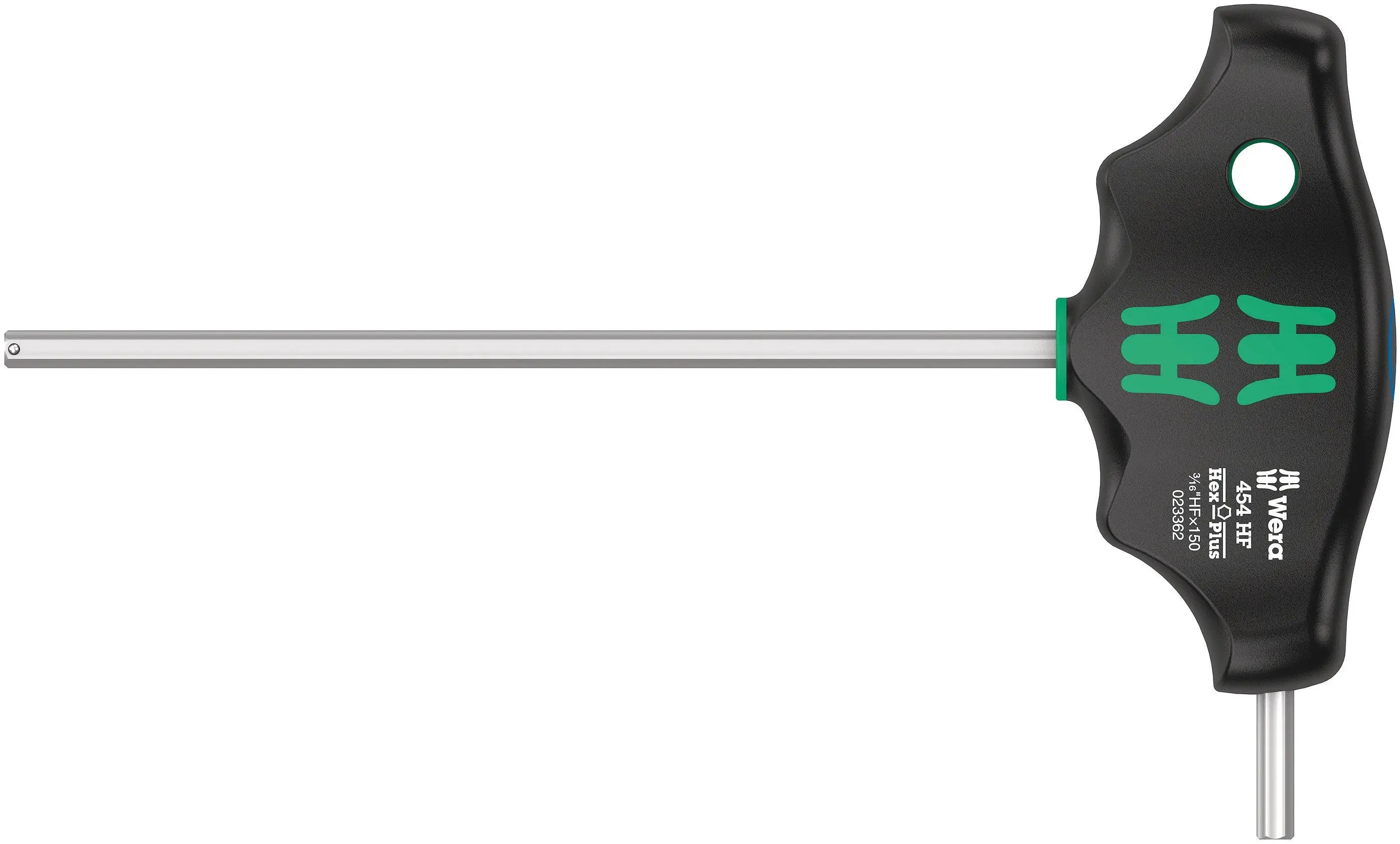 Wera 454 Hex-Plus HF 3/16" x 150 mm T-Handle Hex driver with Holding Function 05023362001 Wera