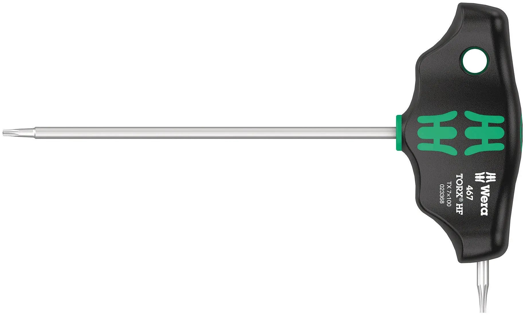 Wera 467 TX HF 7 x 100 mm T-Handle Torx driver with Holding Function 05023368001 Wera