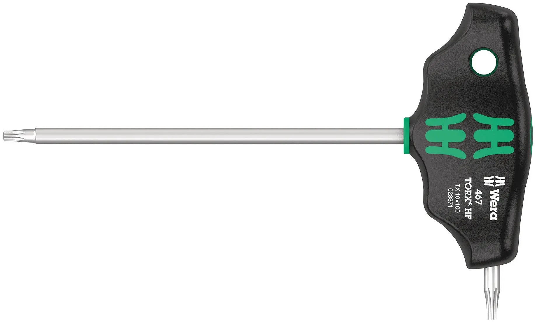 Wera 467 TX HF 10 x 100 mm T-Handle Torx driver with Holding Function 05023371001 Wera