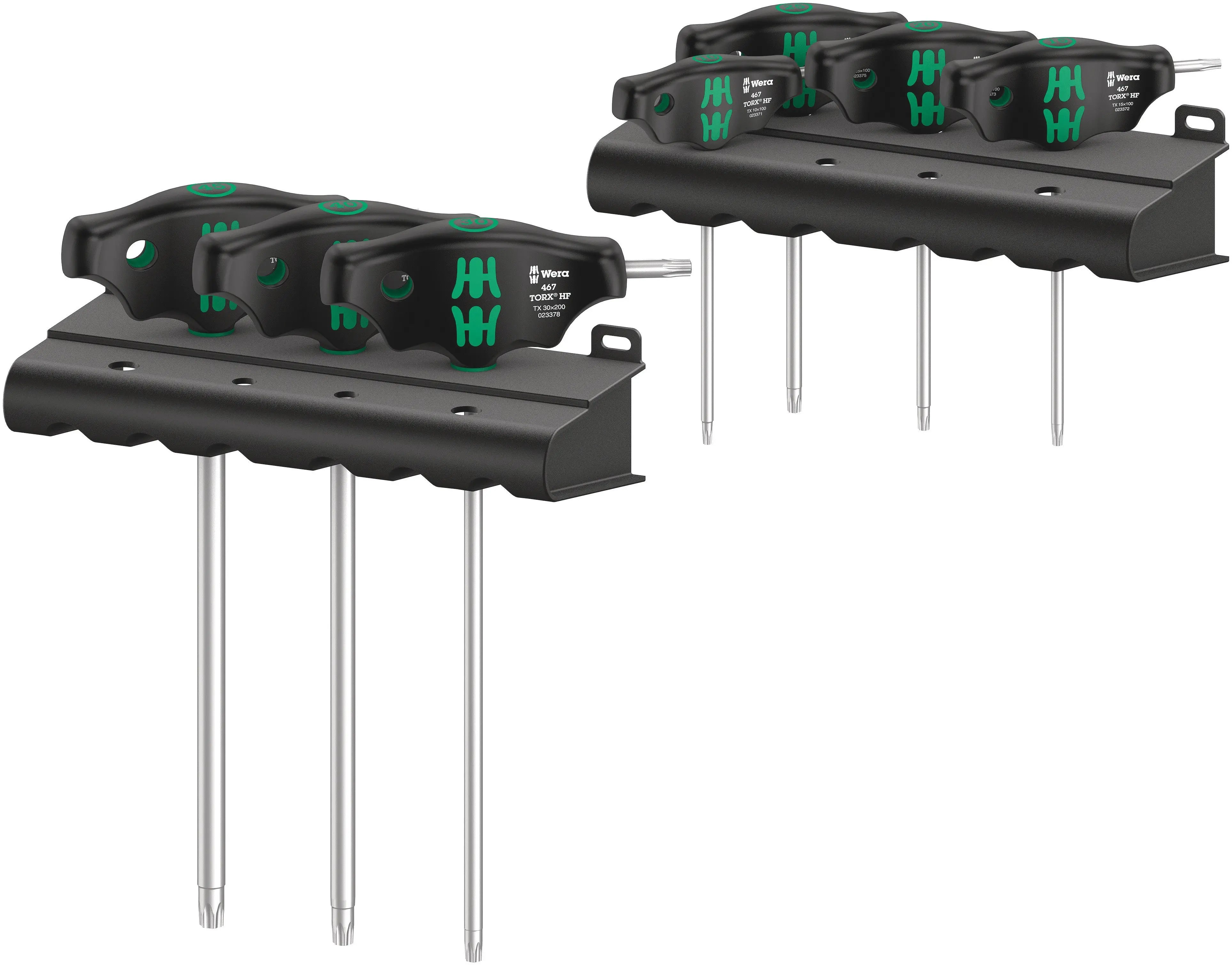 Wera 467/7 HF Set 7pc T-Handle Torx driver with Holding Function 05023452001 Wera