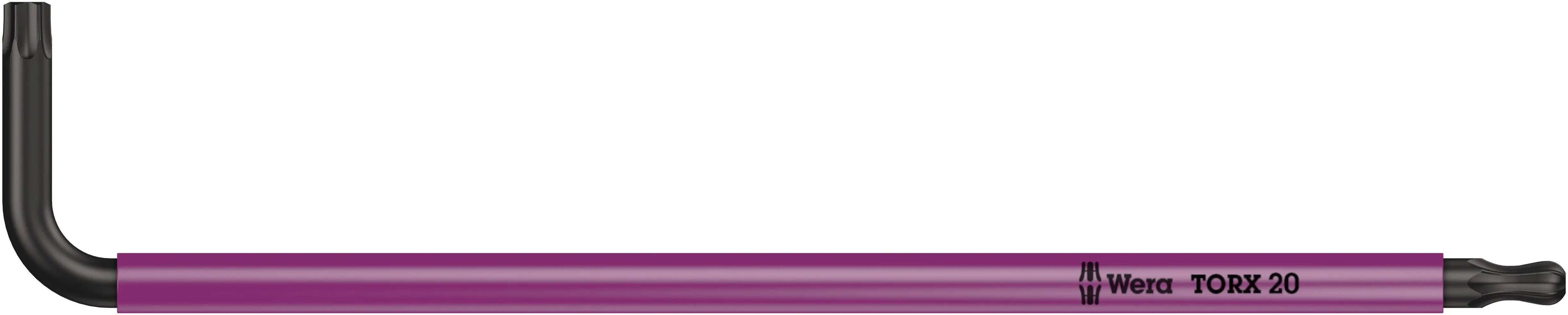 Wera 967 SPKL BO TX 20 PINK LONG ARM BALLPOINT-TORX KEY 05024354001 Wera