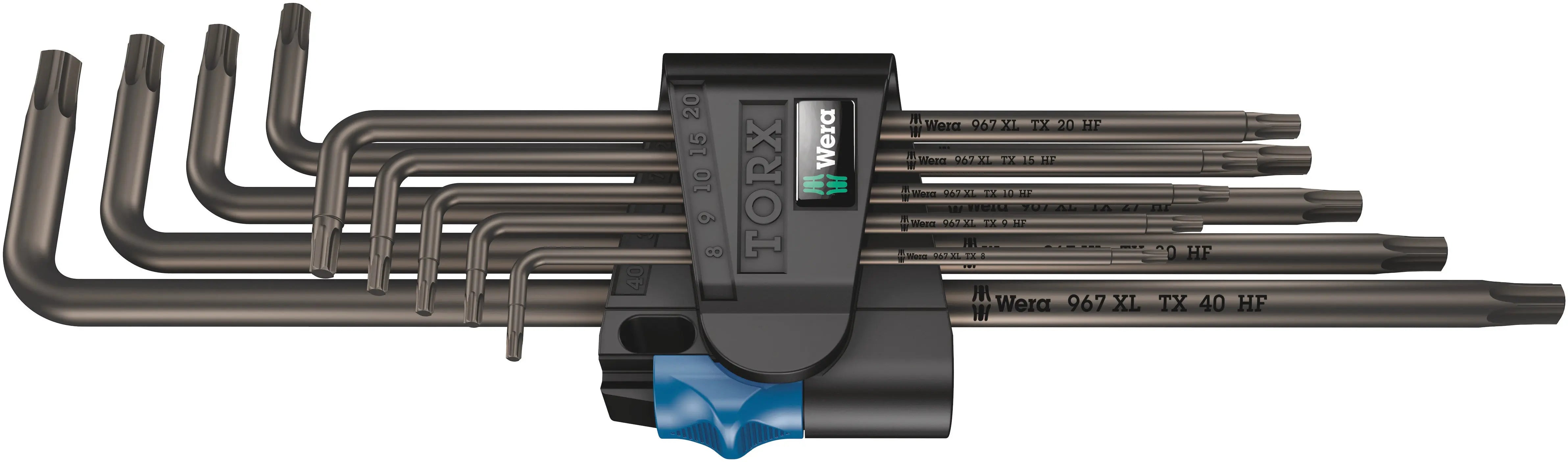 Wera 967/9 TX XL HF 1 L-key set with holding function 05024450001 Wera