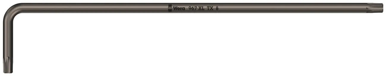 Wera 967 XL TX 8 Long arm TORX key 05024461001 Wera