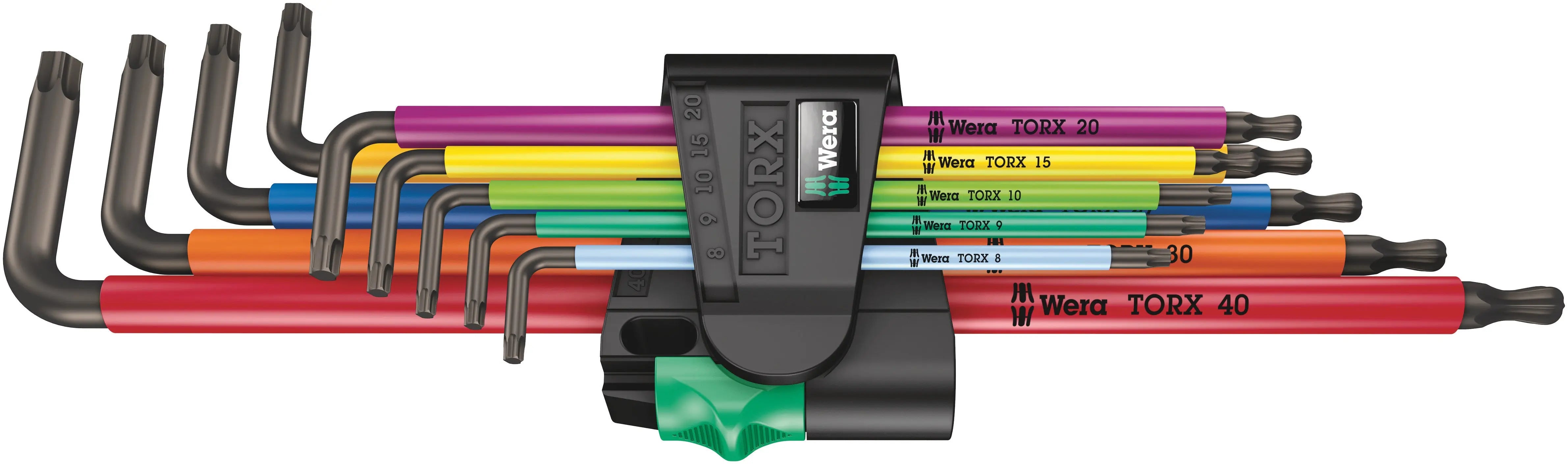 Wera 967/9 TX XL Multicolour 1 L-key set for tamper-proof 05024480001 Wera