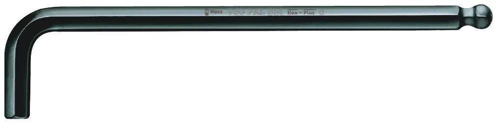 Wera 950 PKL BM HEX-PLUS SW 4.0 LONG ARM BALLPOINT HEX KEY 05027105001 Wera