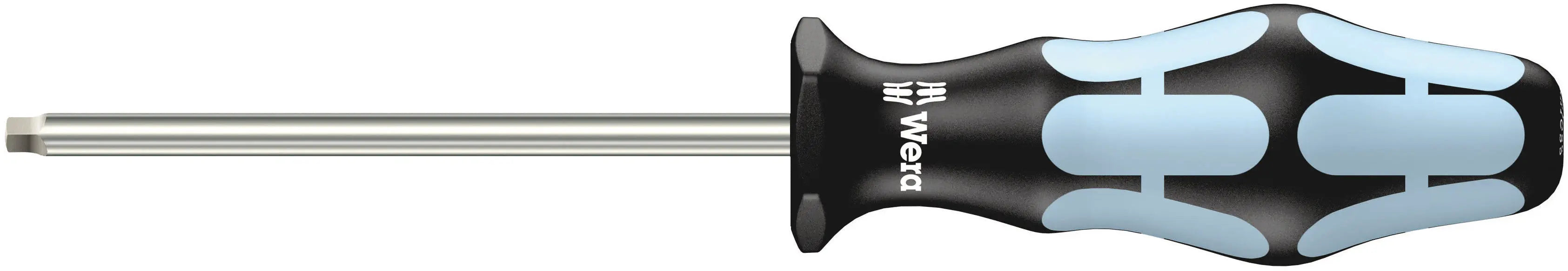 Wera 3368 # 2 X 100 MM S/DRIVER FOR SQUARE SOCKET HEAD STAINLESS 05032071002 Wera