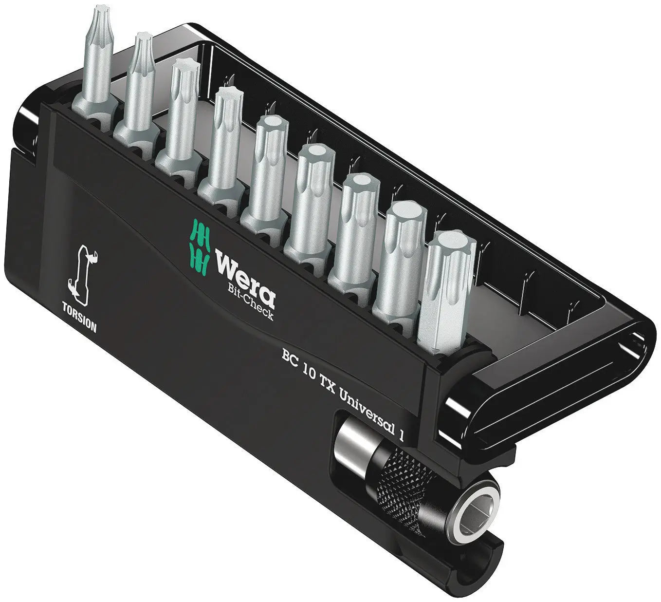 Wera BIT-CHECK 10 TX UNIVERSAL 1 BITS ASSORTMENT 05056164001 Wera