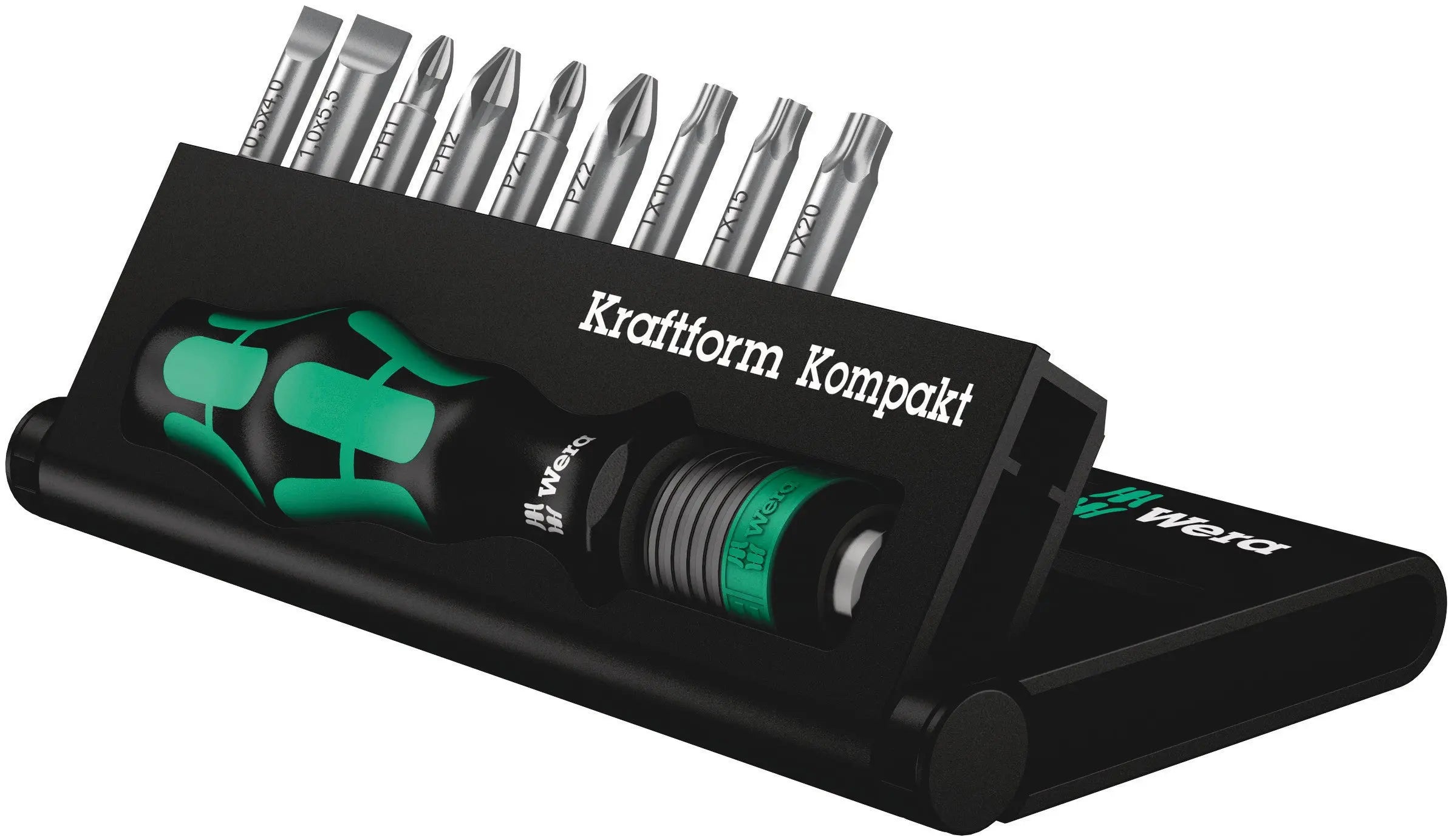 Wera KRAFTFORM KOMPAKT 10 BITS ASSORTMENT 05056653001 Wera