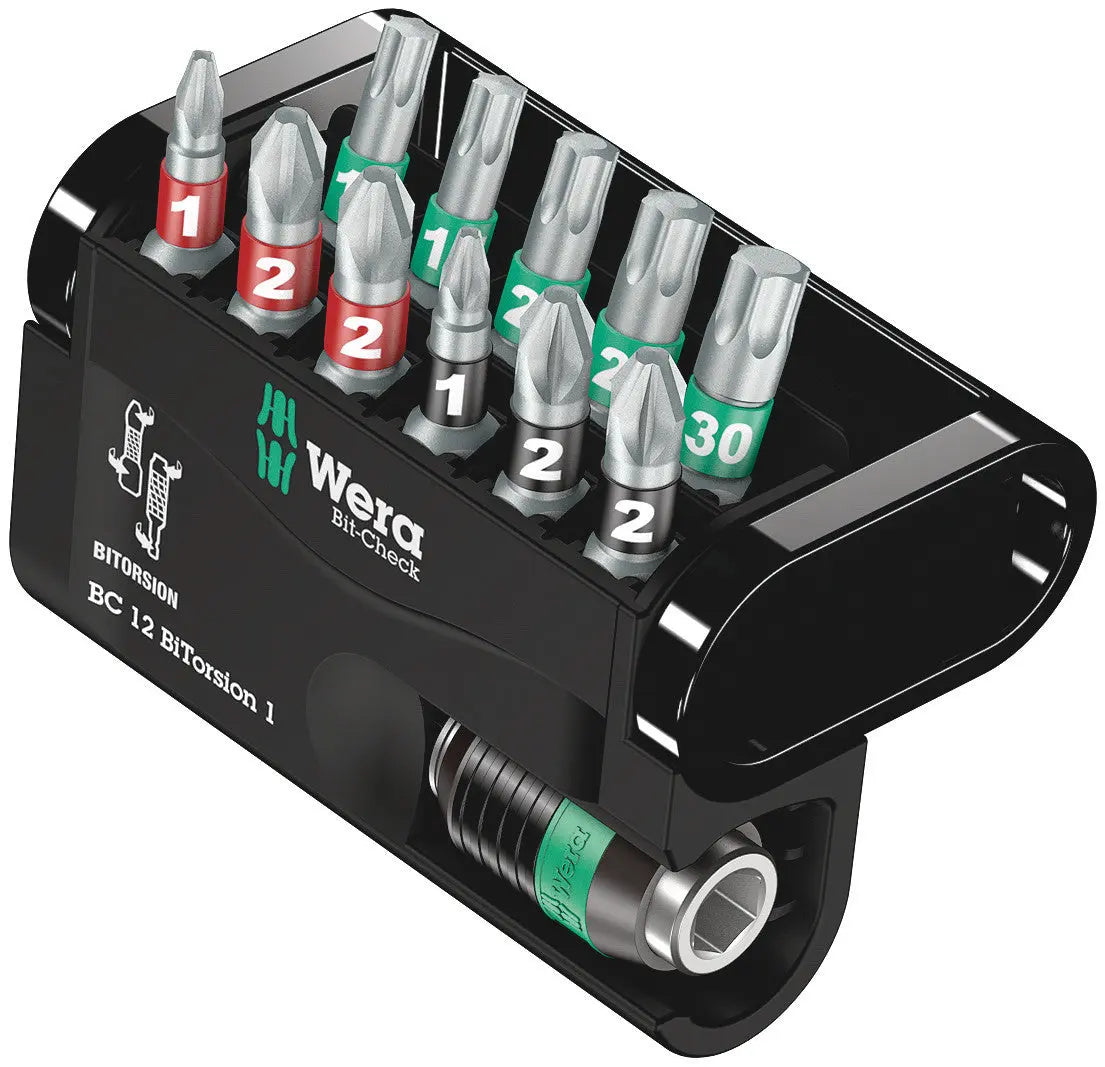Wera BIT-CHECK 12 BITORSION 1 BITS-ASSORTMENT 05057420001 Wera