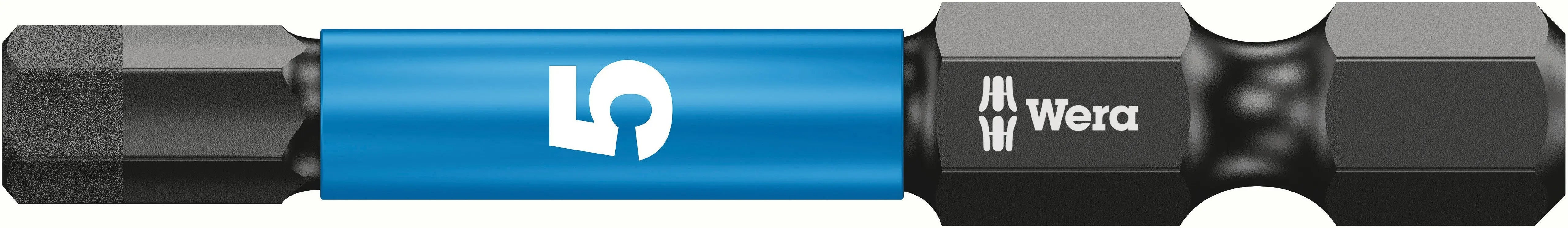 Wera 840/4 IMP DC HEX-PLUS SW 5.0 X 50 MM BITS FOR HEX SOCKET SCREWS, IMPACT (5pcs/pack) 05057645001 Wera