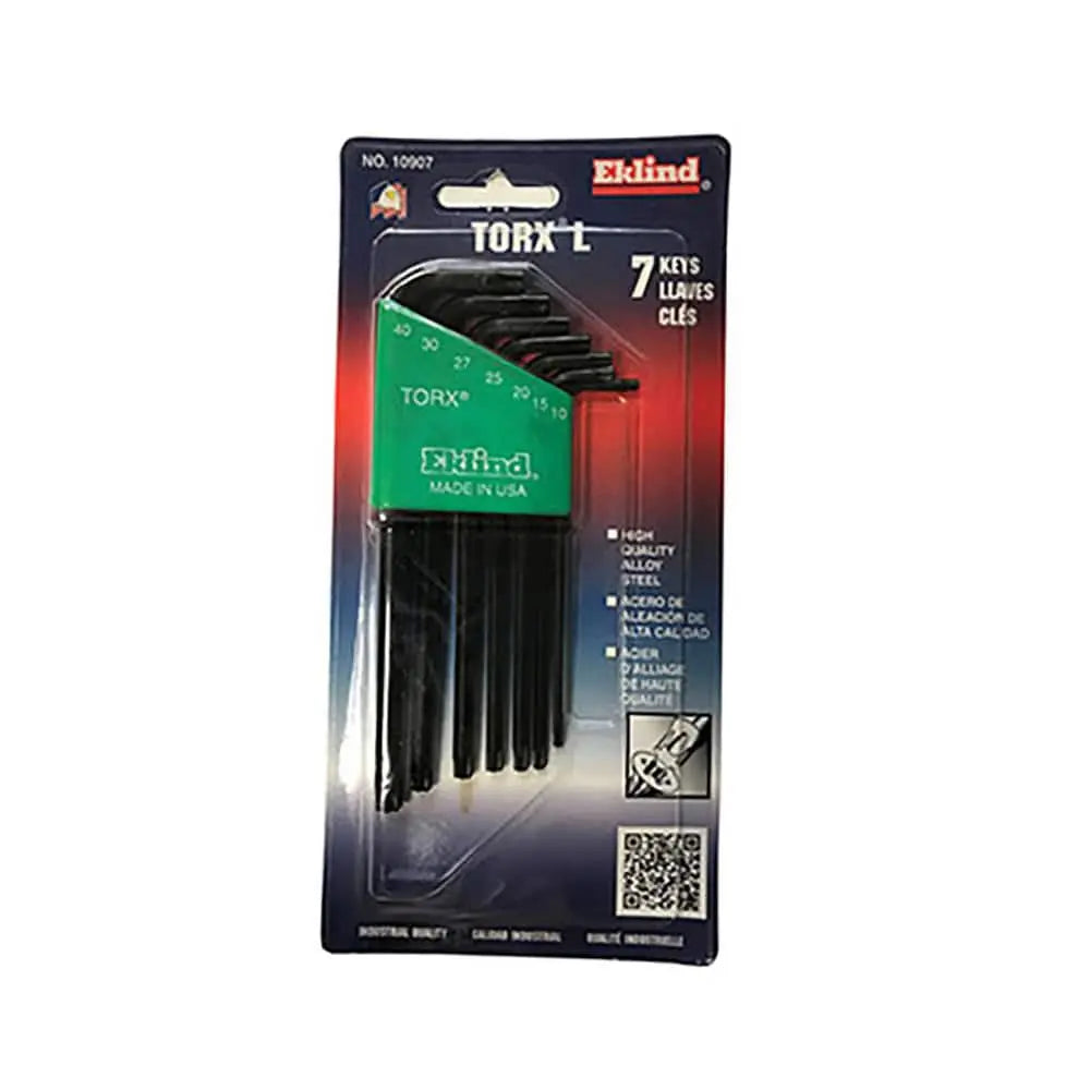 Eklind Set of 29 Hexagon and Torx L-Key Combo - EK 10229 Torx L-Key Set Eklind