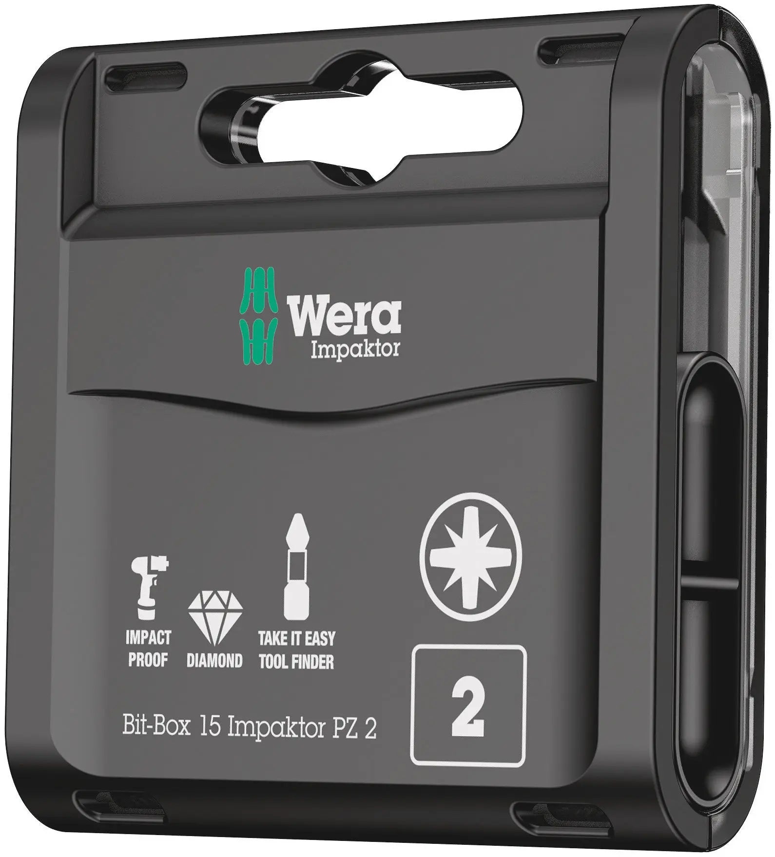 Wera Bit-Box 15 Impaktor PZ-855/1 IMP DC 15 x PZ 2x25; 05057763001 Wera