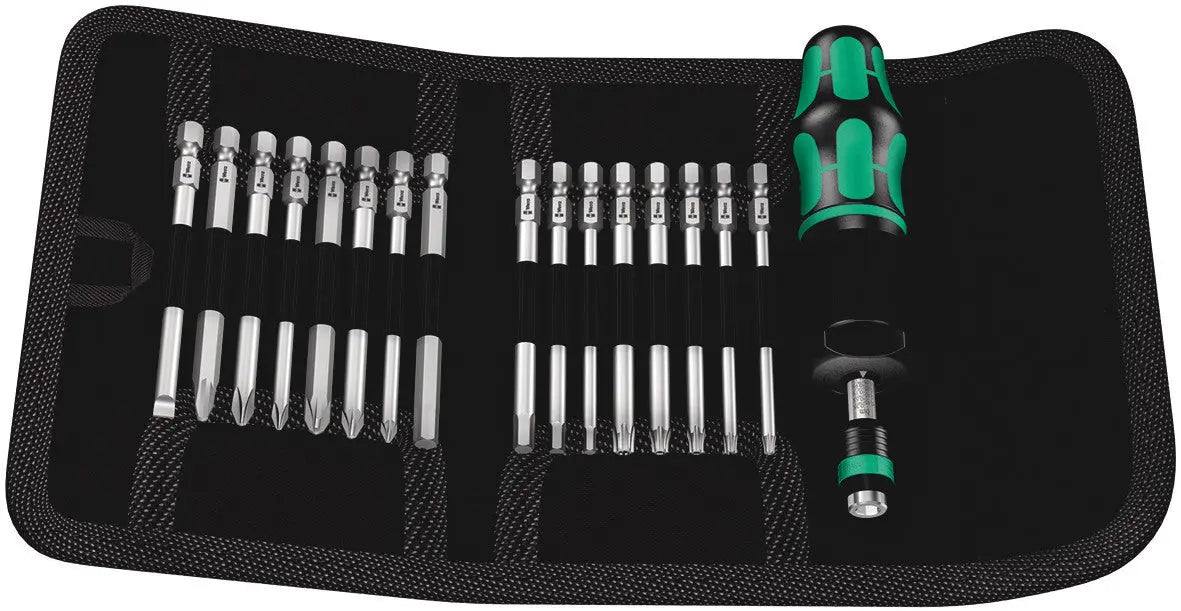 Wera KRAFTFORM KOMPAKT 60 TORQ 1.2 - 3.0 NM BITS ASSORTMENT 05059293001 Wera