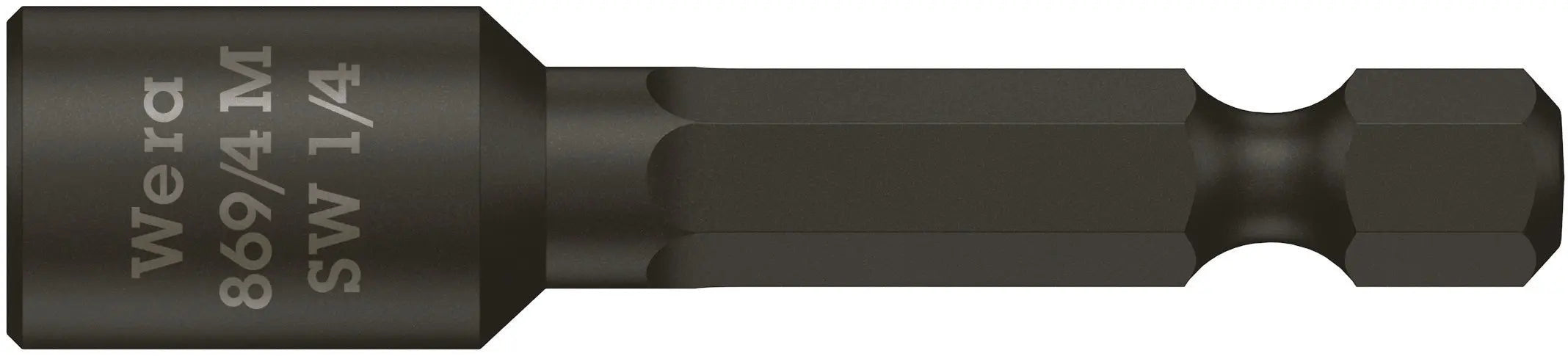 Wera 869/4 M 1/4" X 50 MM NUT SETTERS - MAGNETIC 05060429001 Wera