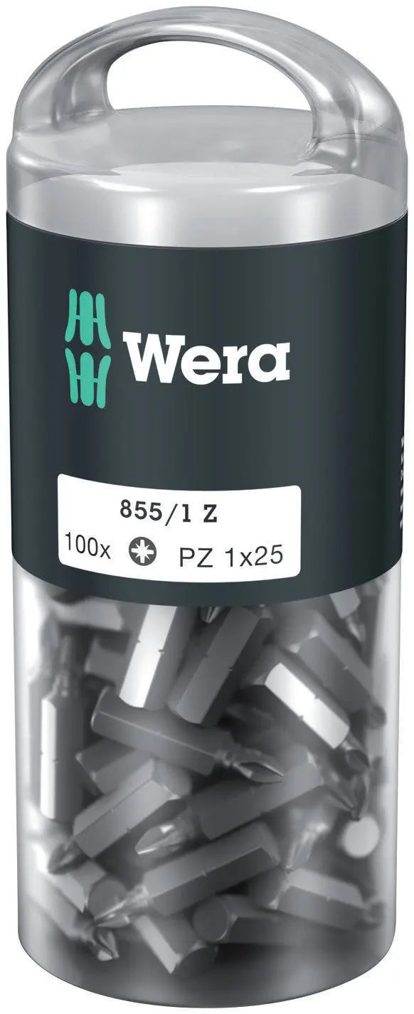 Wera 855/1 Z PZ 1 X 25 MM DIY-BOX POZIDRIV-BITS 05072443001 Wera