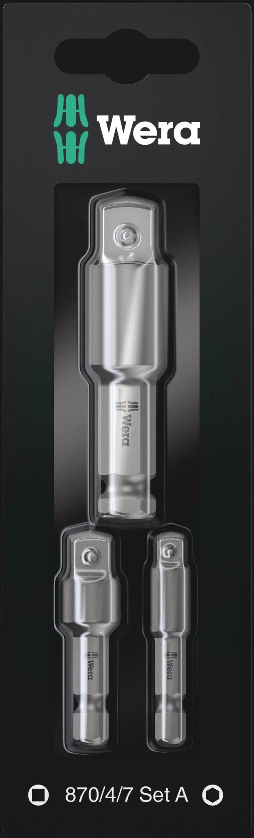 Wera 870/4/7 SET A SB ADAPTOR-SET 05073200001 Wera