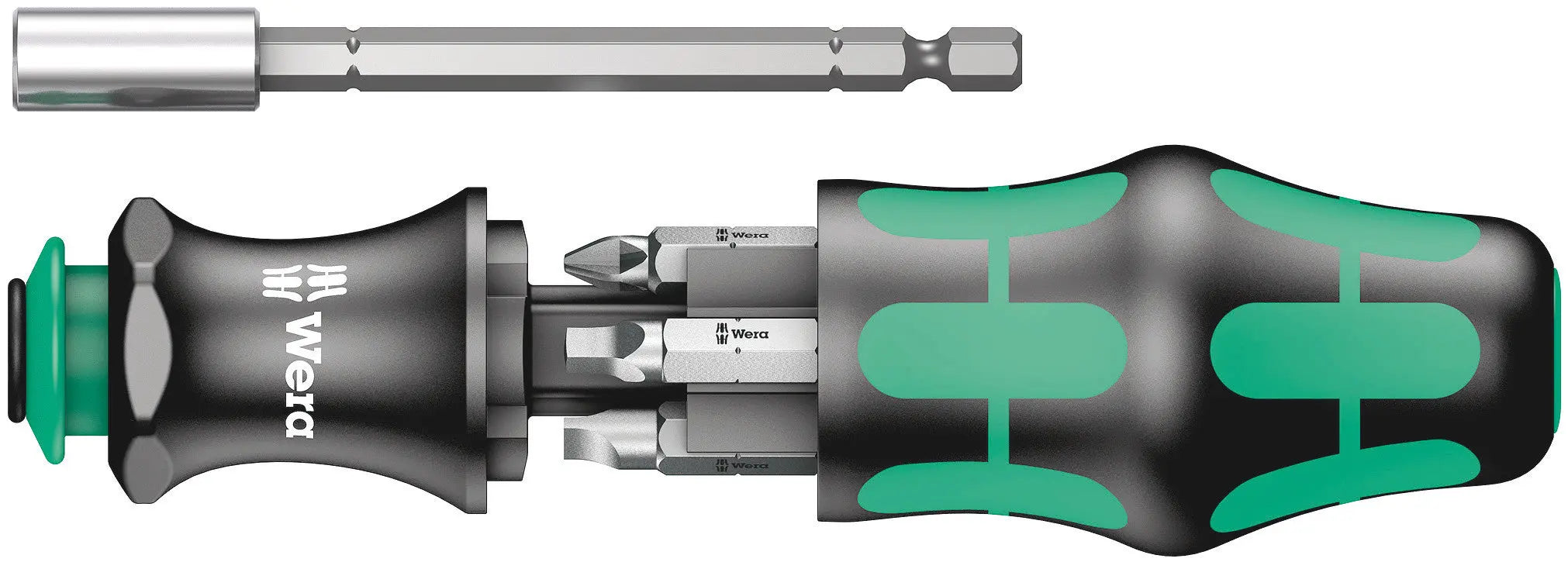 Wera Kraftform Kompakt 28 Imperial Bitholding Screwdriver with PH/SL/Square Bits; without pouch 05073241001 Wera