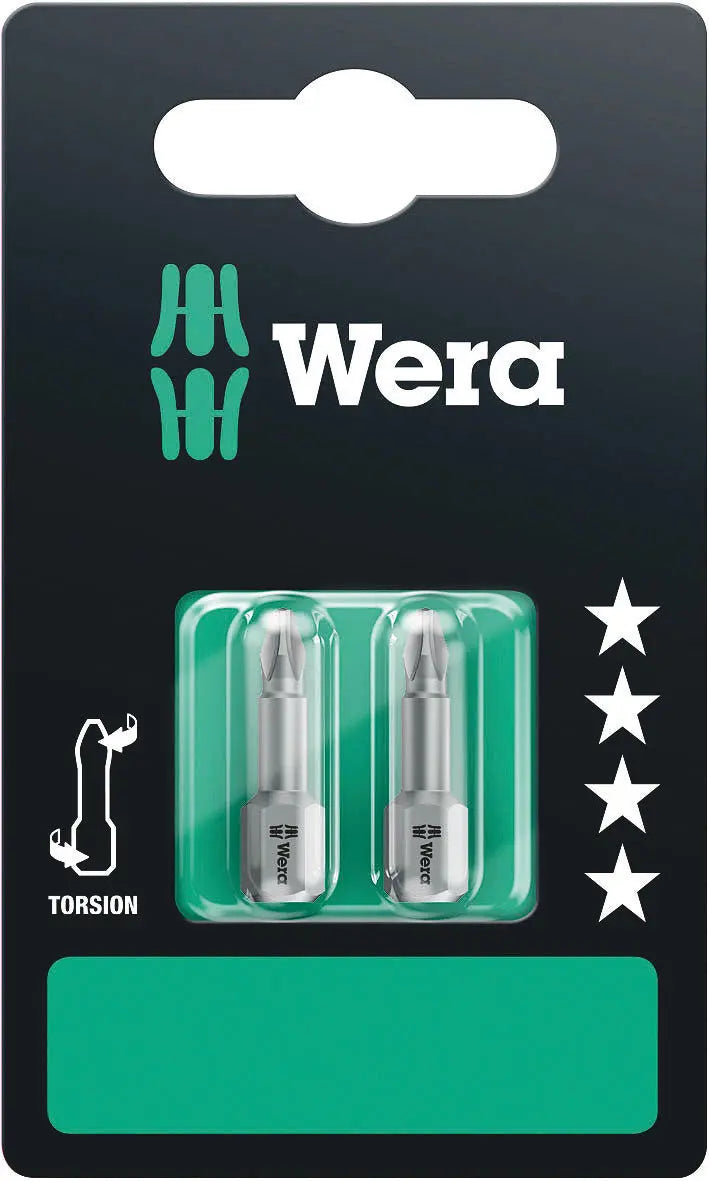 Wera 851/1 TZ PH 1 X 25 MM SB BITS ASSORTMENT 05073323001 Wera